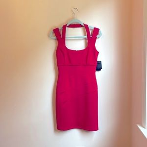 NWT Guess Cutout Body-Con Dress Red Size 4